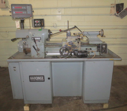 11" x 18" HARDINGE ... LATHE 1-1/4" SPINDLE HOLE